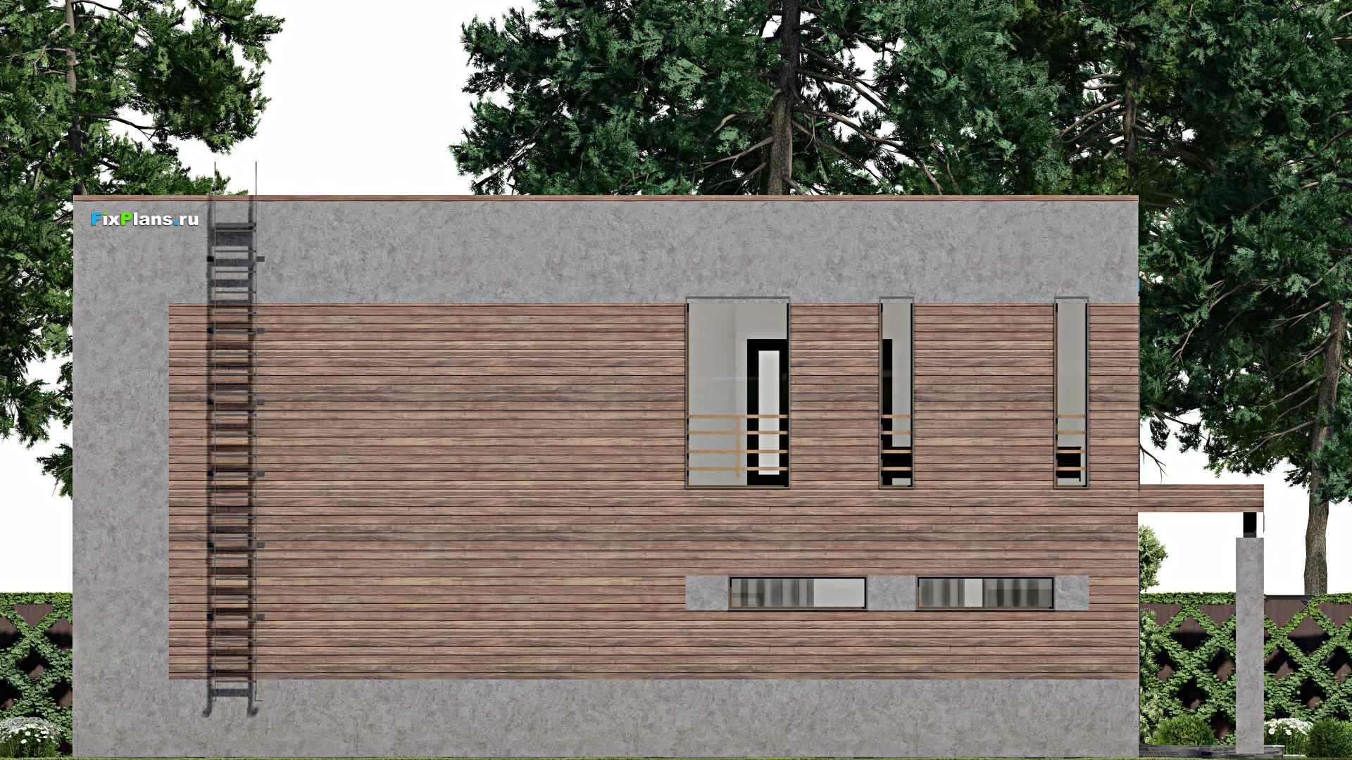 F-10340 - Проект двухэтажного дома 16 на 18, площадью 280 м² с 4 спальнями